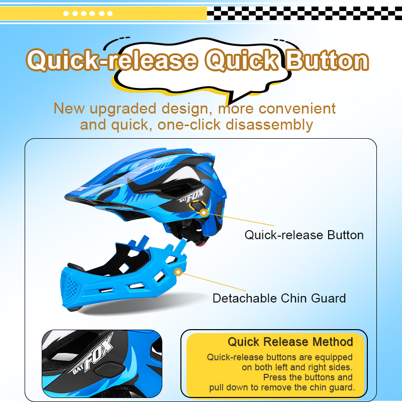 BATFOX Kids Full Face Bike Hel - огляд і ціна Running Gear For Kids