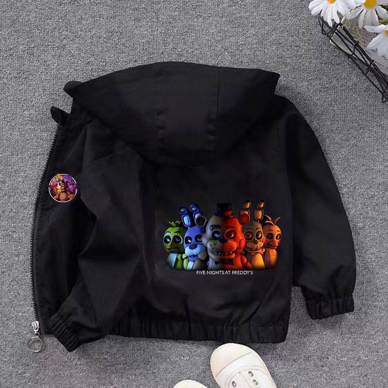 Fnafs Hooded Jacket Boys Girls - огляд і ціна Running Gear For Kids