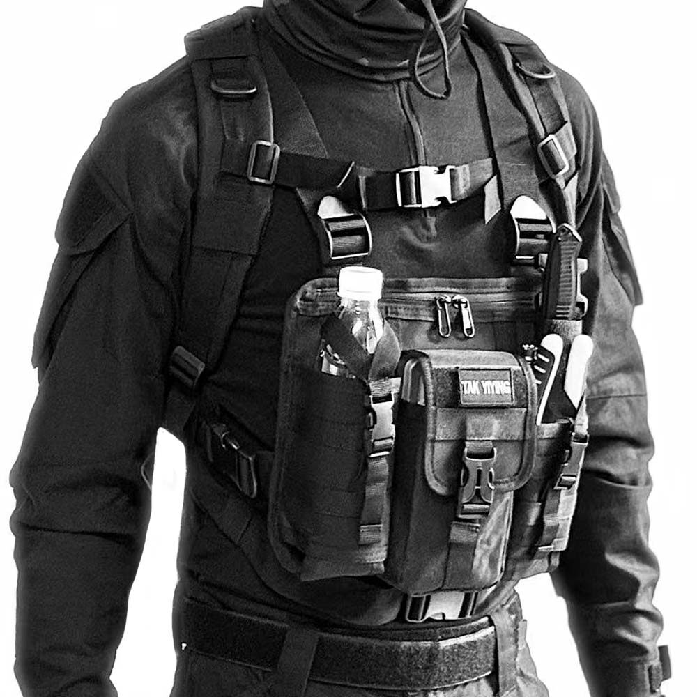 QX Tactical Vest Chest Bag Mul - огляд і ціна Running Gear Storage